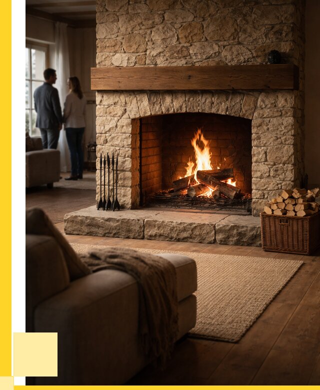 Открытые камины под ключ в Первоуральске от 154395 р. ЭриданПрв