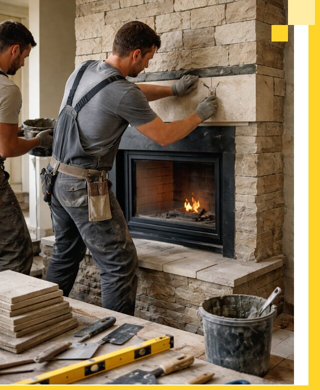 Проектирование и установка открытых каминов в Первоуральске