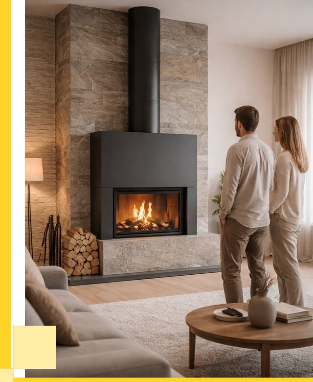 Закрытые камины под ключ в Первоуральске от 123516 р., ЭриданПрв