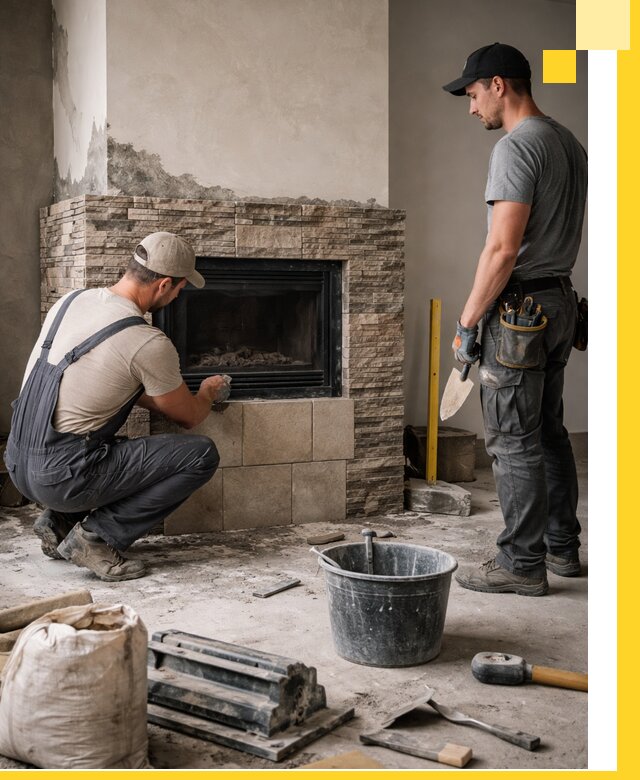 Камины под ключ в Первоуральске: проект, изготовление и монтаж