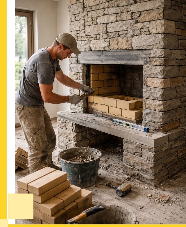 Кладка каминов и камина в Первоуральске от 25733 р. ЭриданПрв