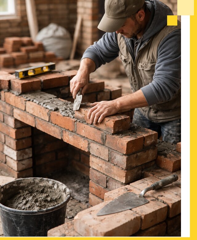 Кладка каминов под ключ в Первоуральске профессиональная отделка и монтаж