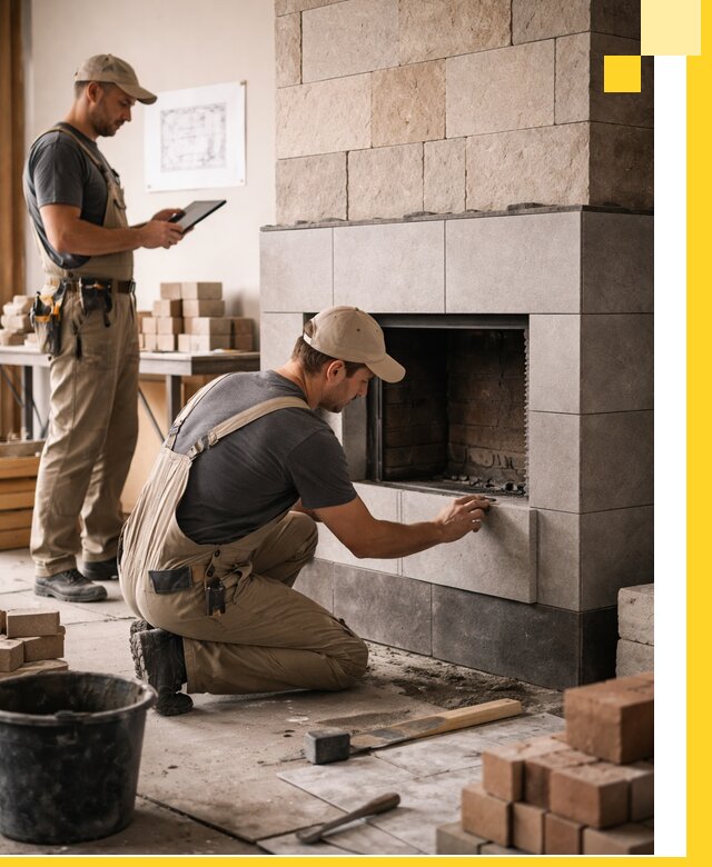 Индивидуальные проекты каминов и каминных систем в Первоуральске