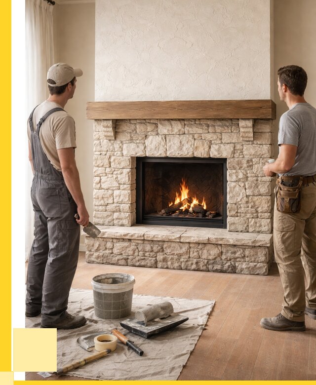 Отделка каминов в Первоуральске от 6690 р. под ключ | ЭриданПрв