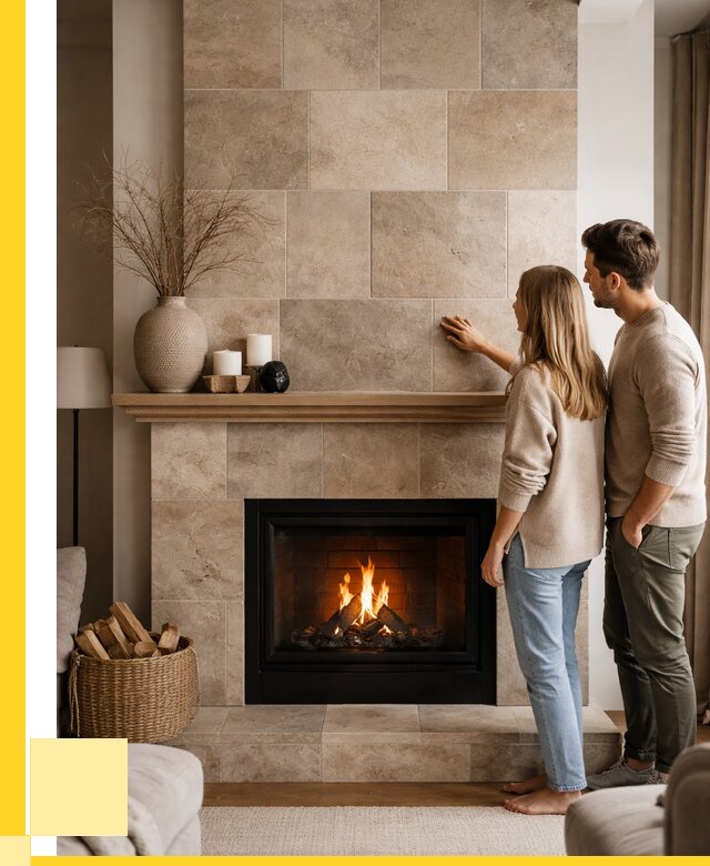 Облицовка каминов керамогранитом в Первоуральске от 4632 р. | ЭриданПрв