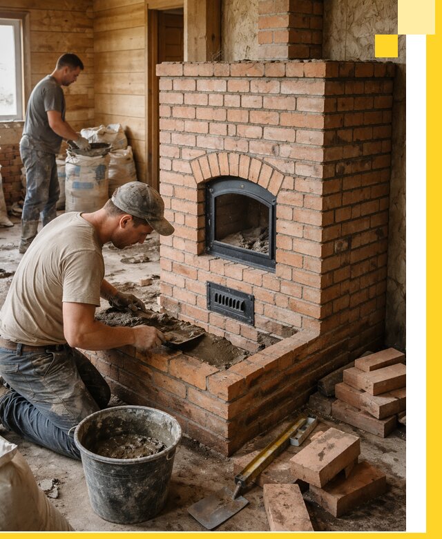 Профессиональное строительство печей в Первоуральске под ключ