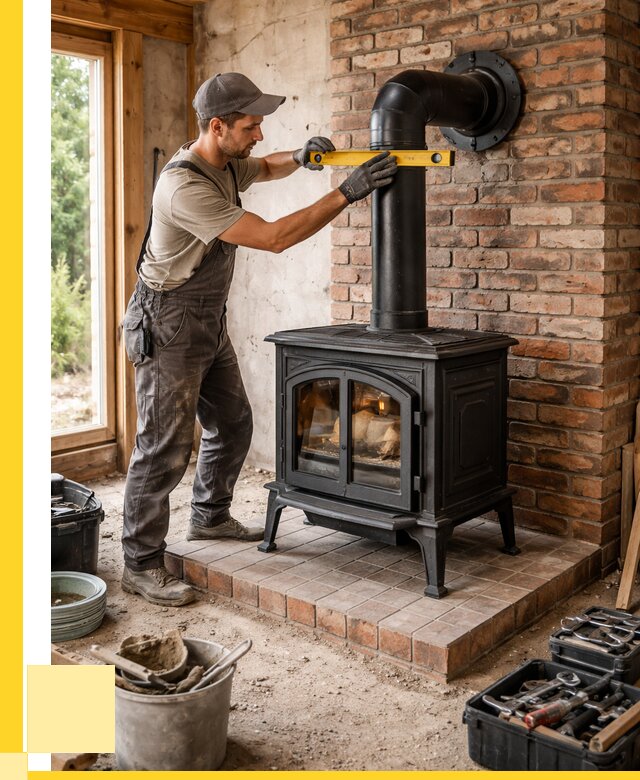 Монтаж печей установка банной печи в Первоуральске от 15440 р. | ЭриданПрв