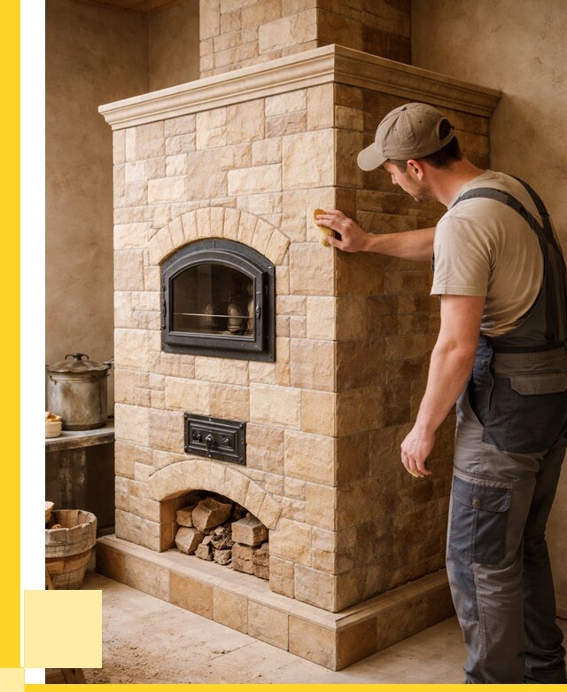 Облицовка печей в Первоуральске от 4632 р. под ключ | ЭриданПрв