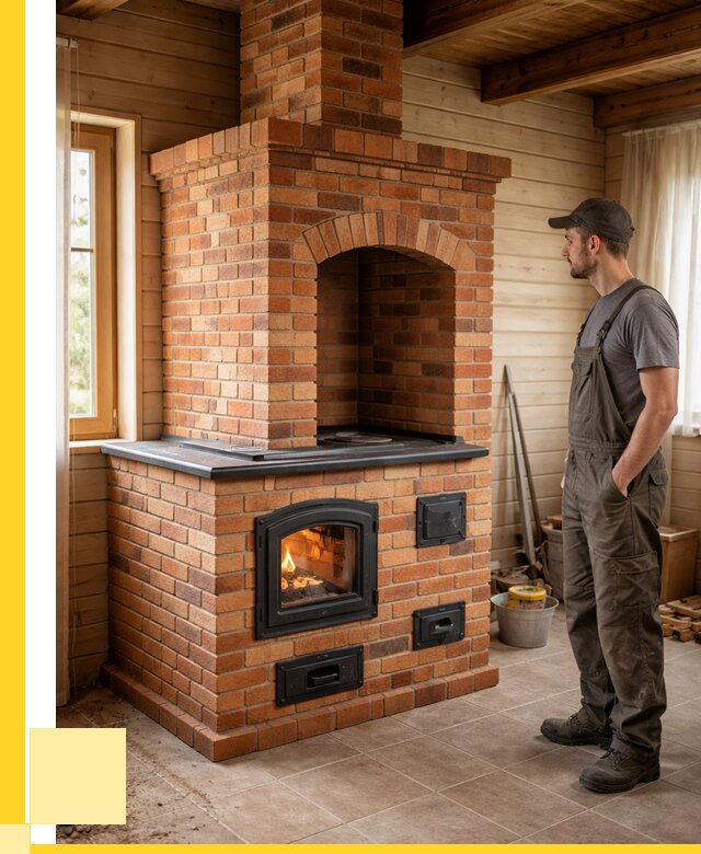 Кирпичные печи в Первоуральске: купить от 154395 р. | ЭриданПрв