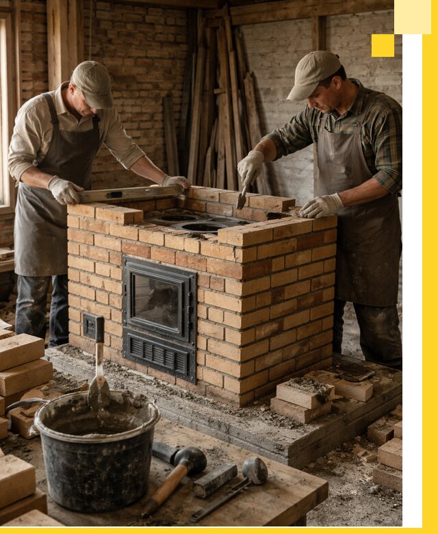 Изготовление и установка варочных печей под ключ в Первоуральске