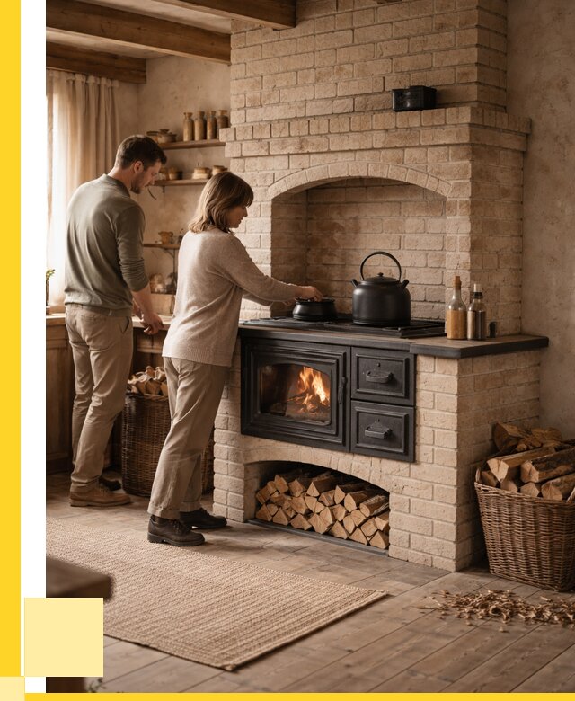 Печи с плитой в Первоуральске от 46319 р. | ЭриданПрв — кирпичная печь