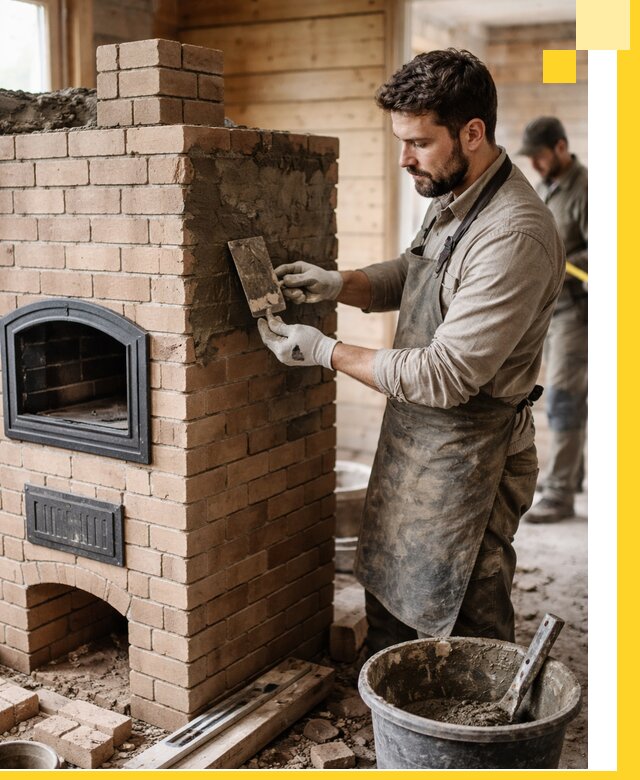 Изготовление и установка печей-шведок под ключ в Первоуральске