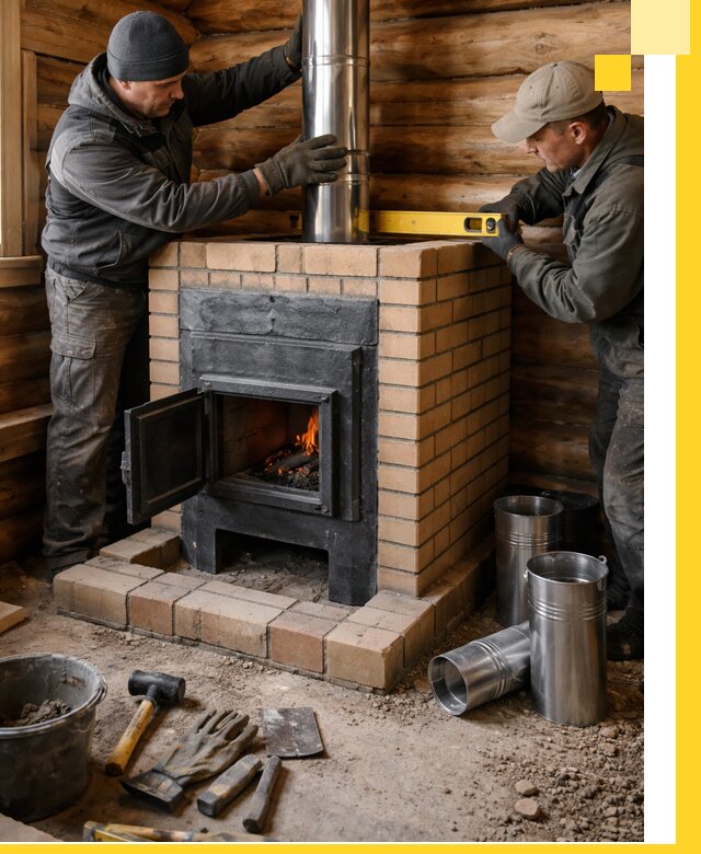 Проектирование, изготовление и установка банных печей в Первоуральске