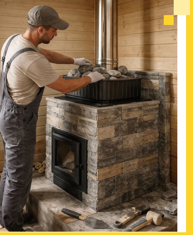 Печи для парной в Первоуральске, производство, монтаж и обслуживание