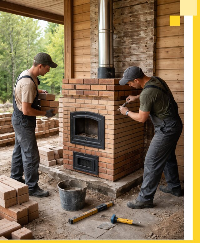 Производство и установка дачных печей под ключ в Первоуральске