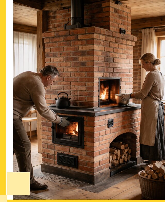 Печи для загородного дома под ключ в Первоуральске от 82344 р. | ЭриданПрв