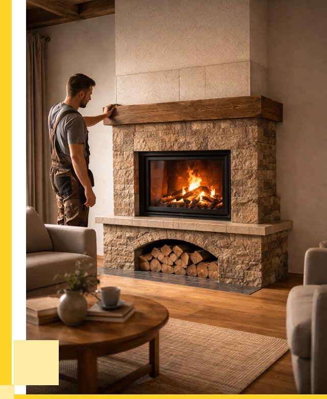 Печи камины для дома под ключ в Первоуральске от 56612 р. | ЭриданПрв