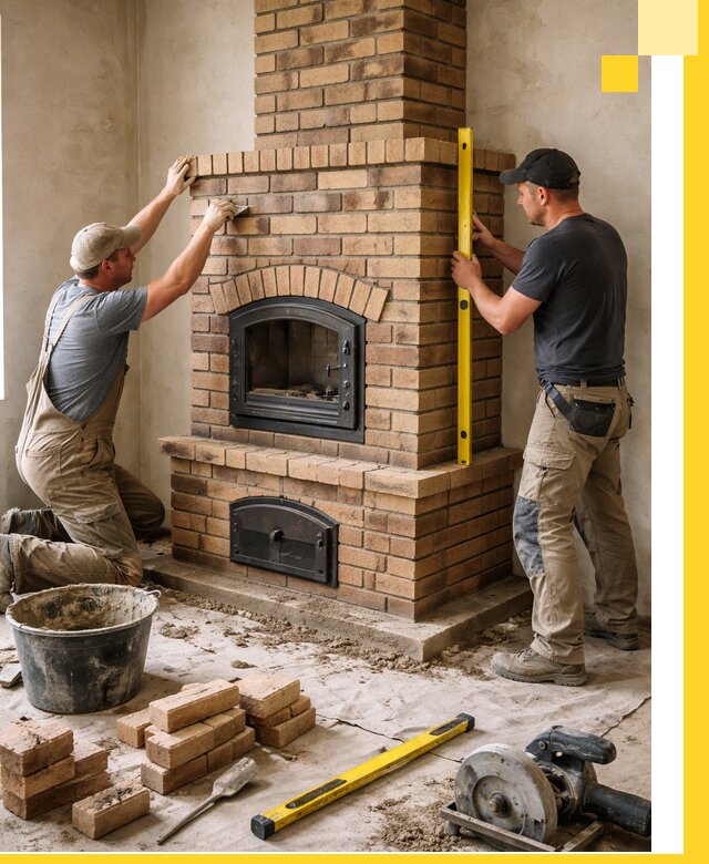 Продажа и установка печей и каминов для дома под ключ в Первоуральске