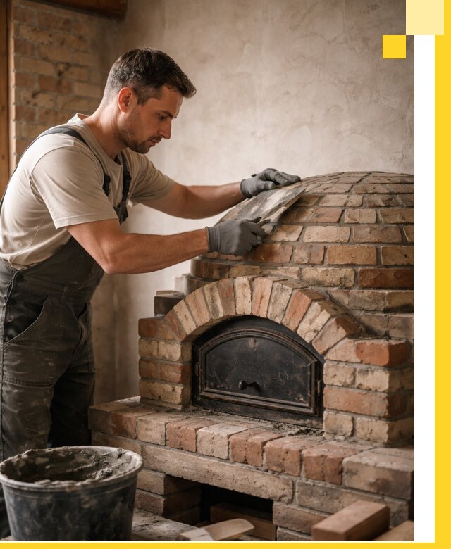 Изготовление и монтаж помпейских печей на заказ в Первоуральске