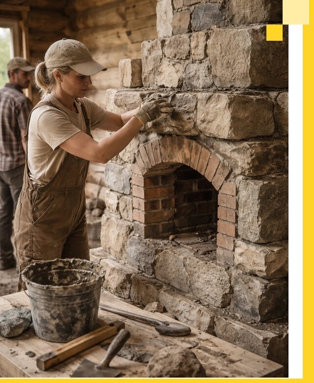 Каменные печи на заказ и монтаж в Первоуральске, долговечные решения