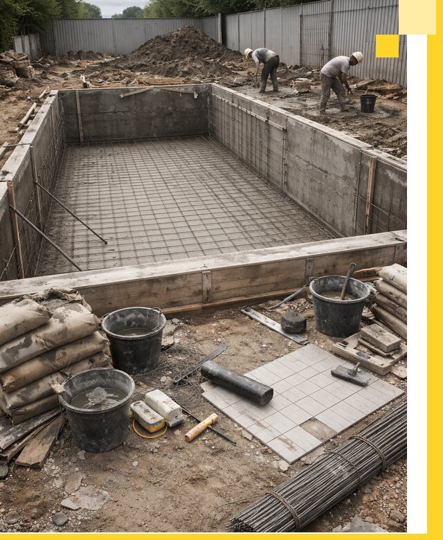 Строительство бассейнов под ключ в Первоуральске, дизайн и монтаж