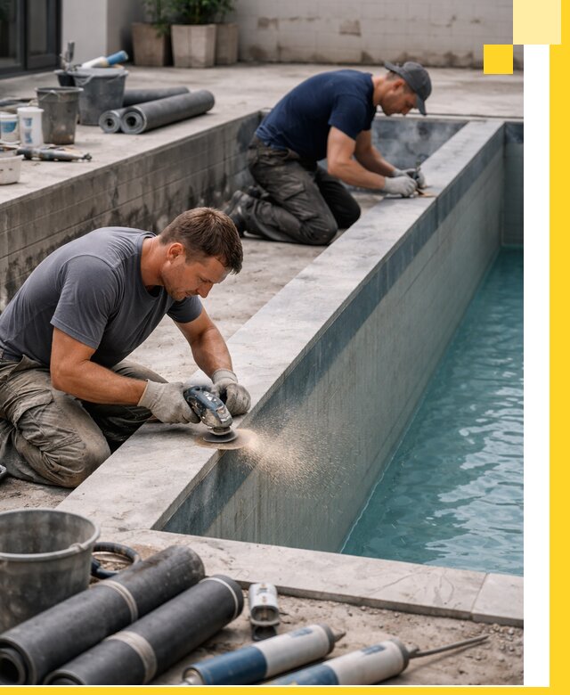 Профессиональный ремонт бассейнов под ключ в Первоуральске