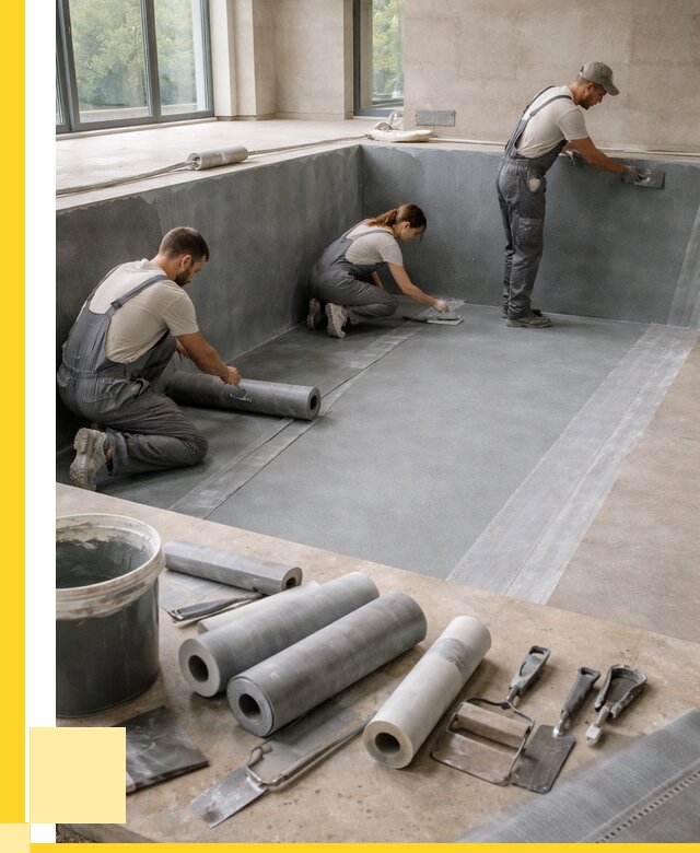 Гидроизоляция бассейнов в Первоуральске от 2059 р., ЭриданПрв