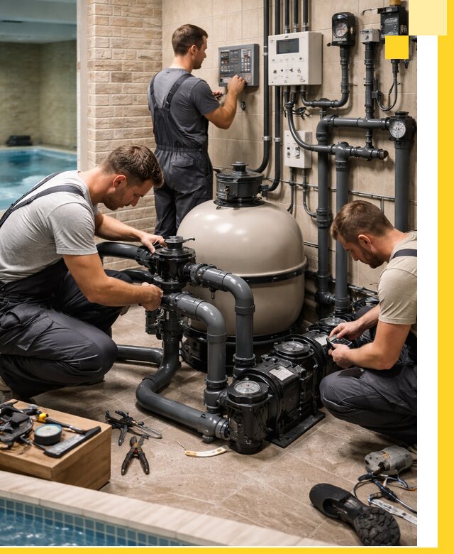 Комплексное оборудование для бассейнов под ключ в Первоуральске