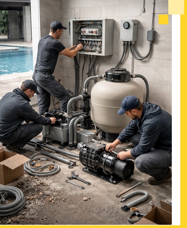 Профессиональный монтаж оборудования для бассейнов в Первоуральске