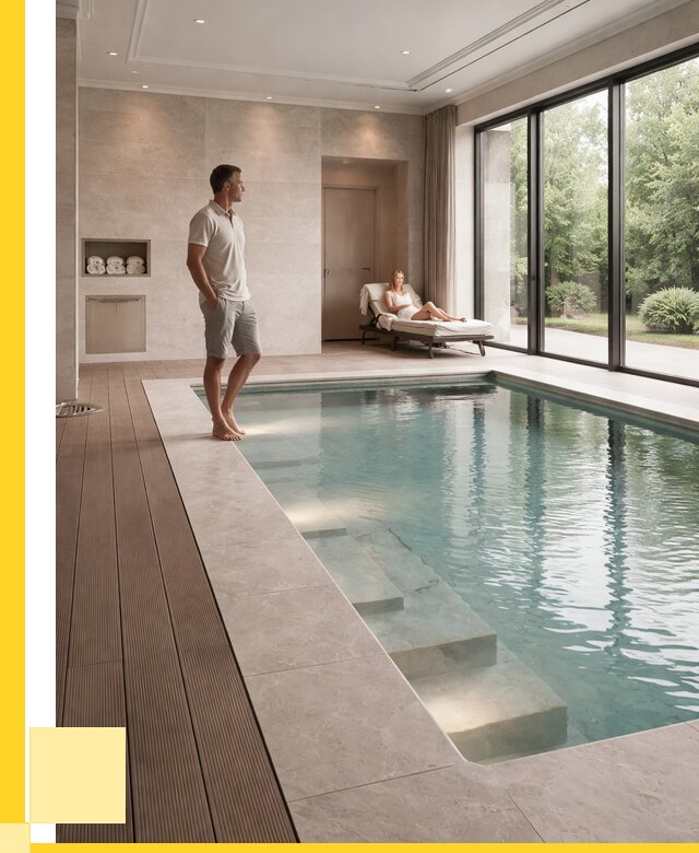 Бассейны в коттедже под ключ в Первоуральске от 1235160 р. | ЭриданПрв