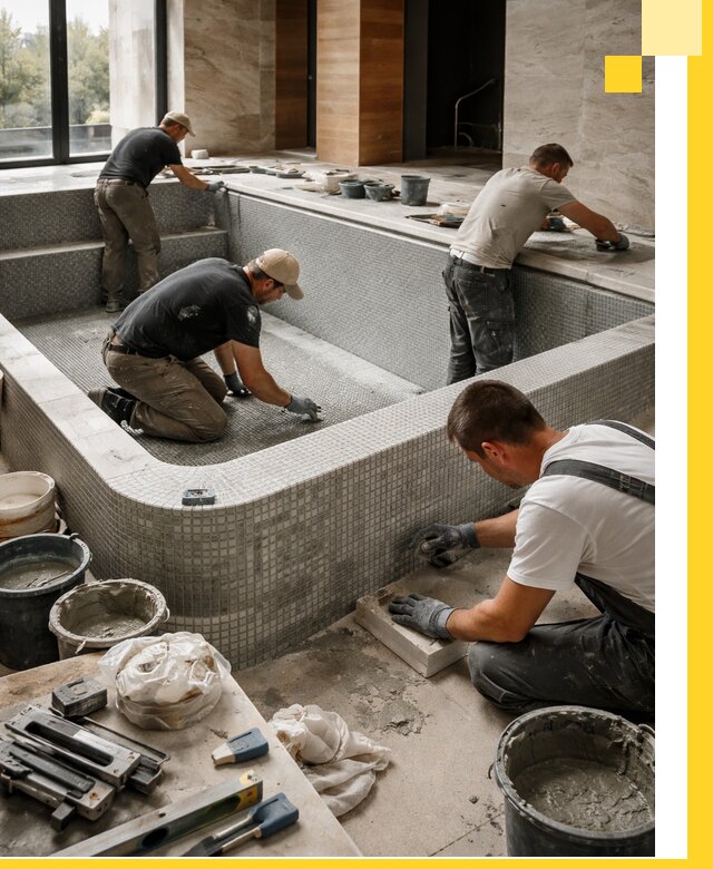 Строительство и установка СПА бассейнов под ключ в Первоуральске