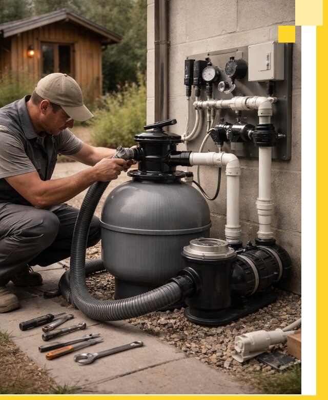 Продажа и монтаж фильтров и насосов для бассейнов в Первоуральске