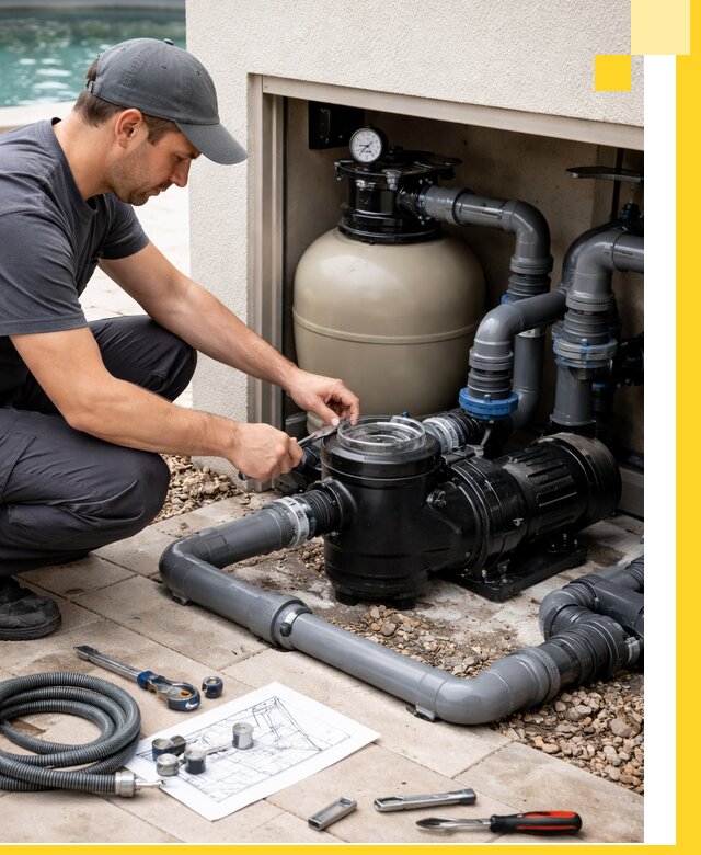 Поставка, монтаж и сервис насосов для бассейнов в Первоуральске