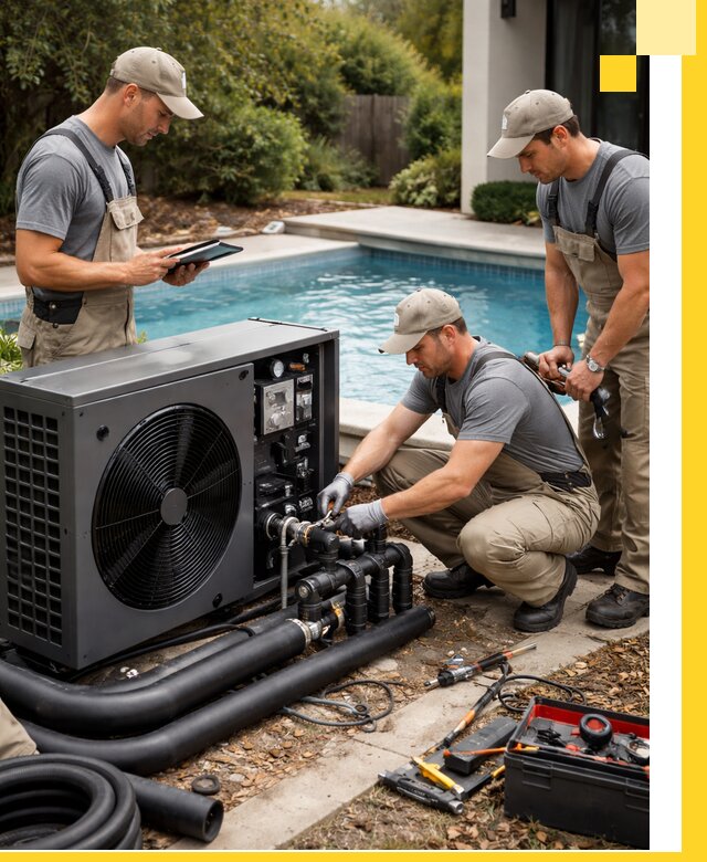 Проектирование и установка тепловых насосов для бассейнов в Первоуральске