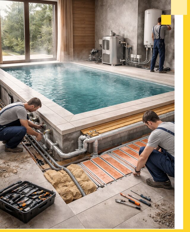 Проектирование и строительство тёплых бассейнов в Первоуральске