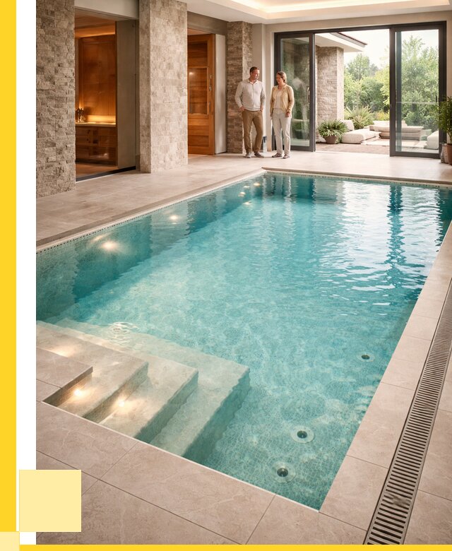 Бассейн во дворе в Первоуральске: проект, отделка от 1235160 р. | ЭриданПрв