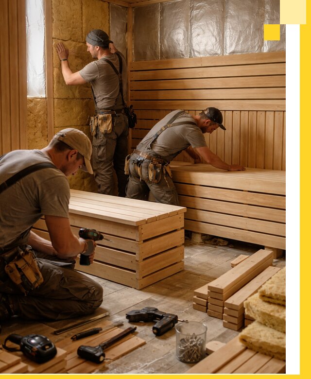 Профессиональное строительство саун под ключ в Первоуральске