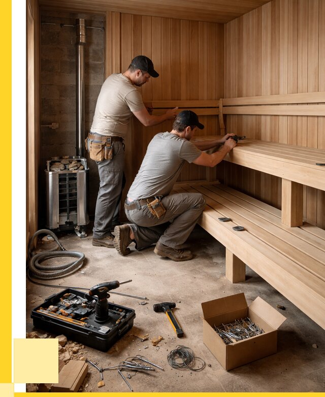 Монтаж саун под ключ в Первоуральске от 123516 р. | ЭриданПрв