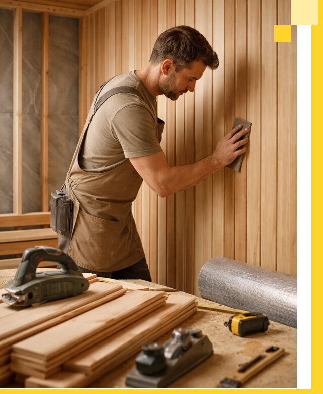 Профессиональная отделка саун и парных под ключ в Первоуральске