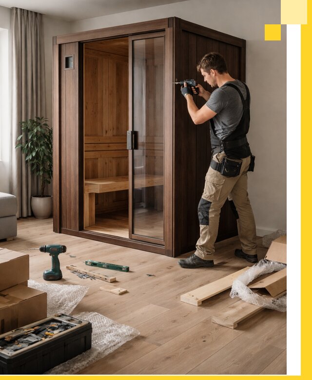 Установка и производство мини саун под ключ в Первоуральске