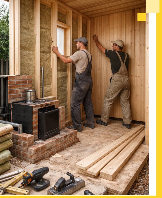 Строительство и установка дачных саун под ключ в Первоуральске