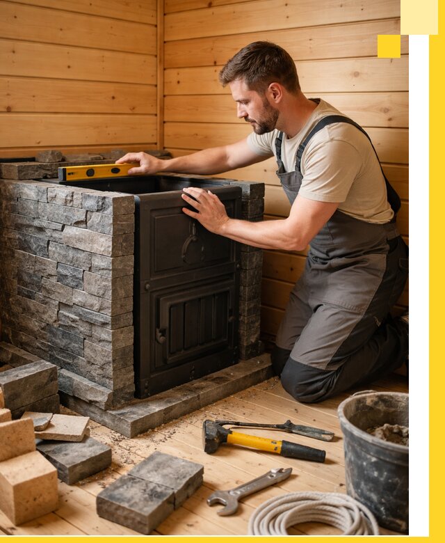 Производство и установка печей для саун под ключ в Первоуральске