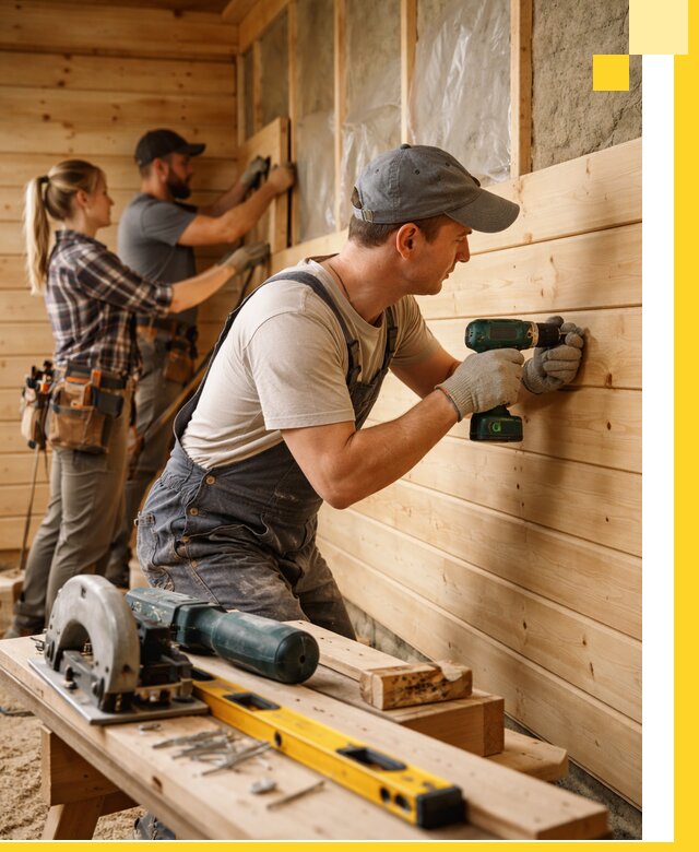 Обшивка бань под ключ в Первоуральске: отделка стен и потолков