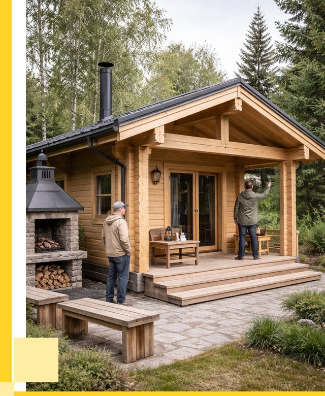 Деревянные бани под ключ в Первоуральске от 463185 р. | ЭриданПрв