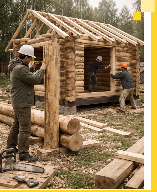 Строительство бань для дачи под ключ в Первоуральске с доставкой и монтажом