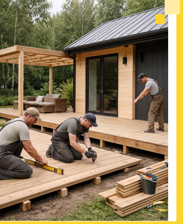 Строительство бань с террасой и бассейном под ключ в Первоуральске