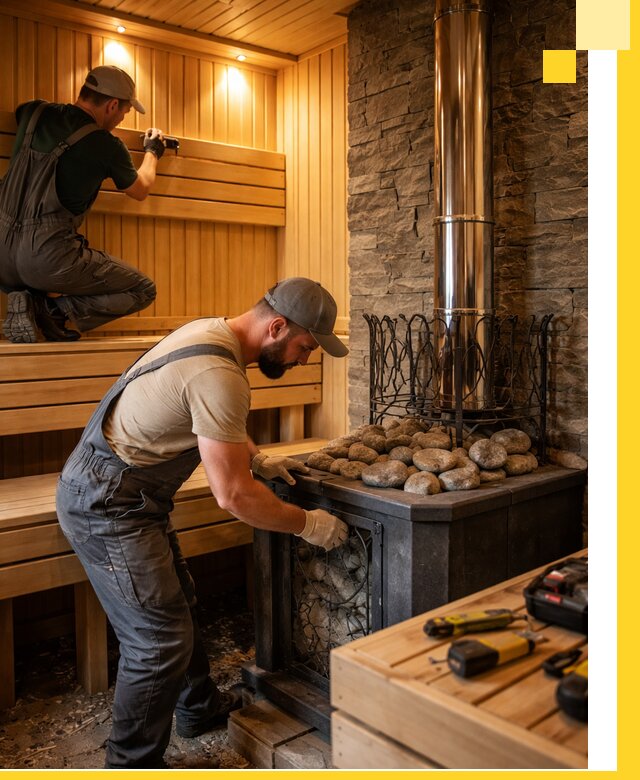 Комплексный дизайн бань, саун и зон отдыха в Первоуральске