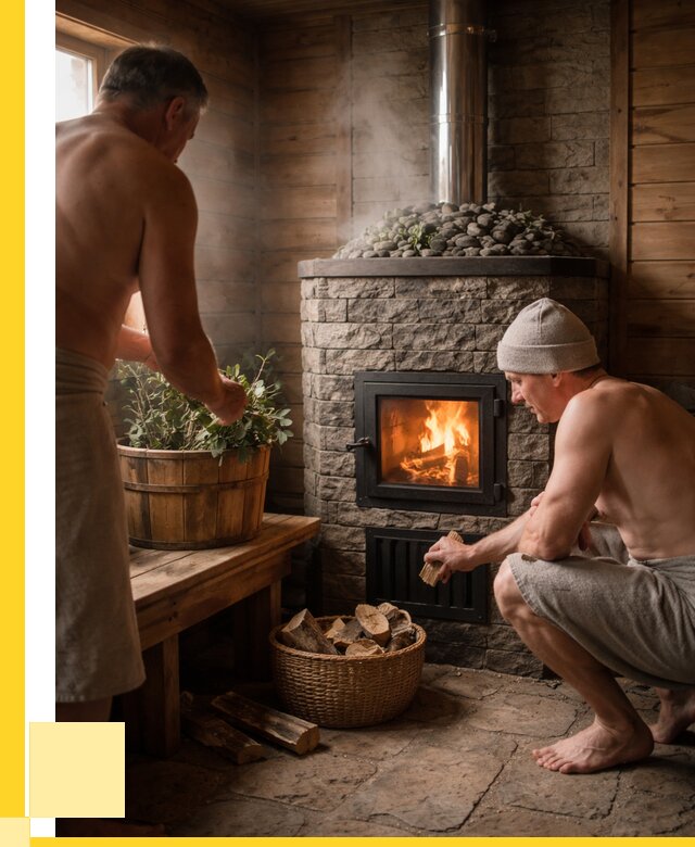 Банные печи под ключ в Первоуральске от 46319 р. | ЭриданПрв кирпичная