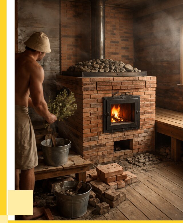 Кирпичные банные печи в Первоуральске от 92637 р. | ЭриданПрв