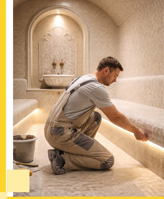 Отделка хамамов под ключ в Первоуральске от 5661 р. | ЭриданПрв